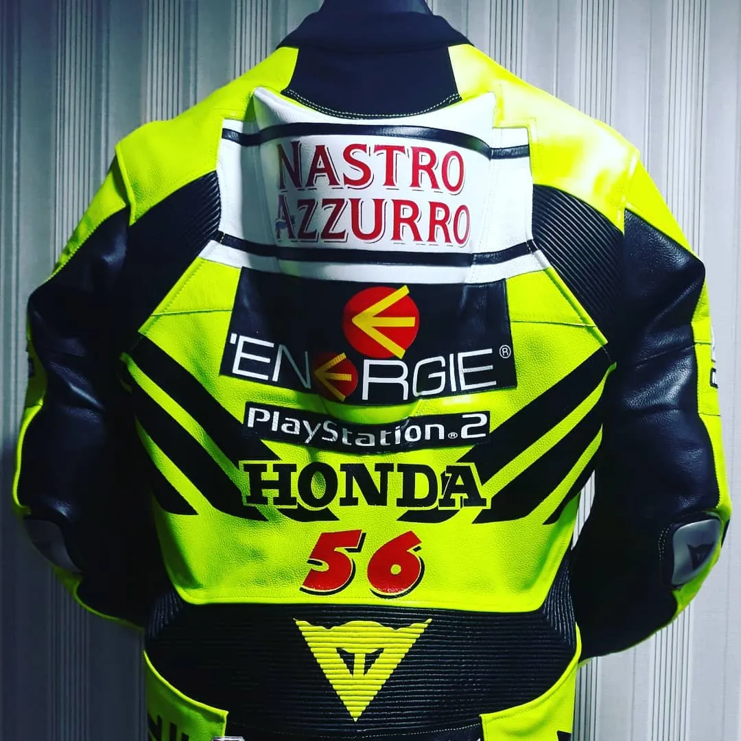 Handcrafted motorcycle leather racing suit from the Sazy workshop