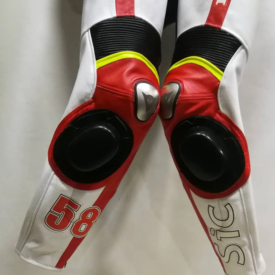 Handcrafted motorcycle leather racing suit from the Sazy workshop