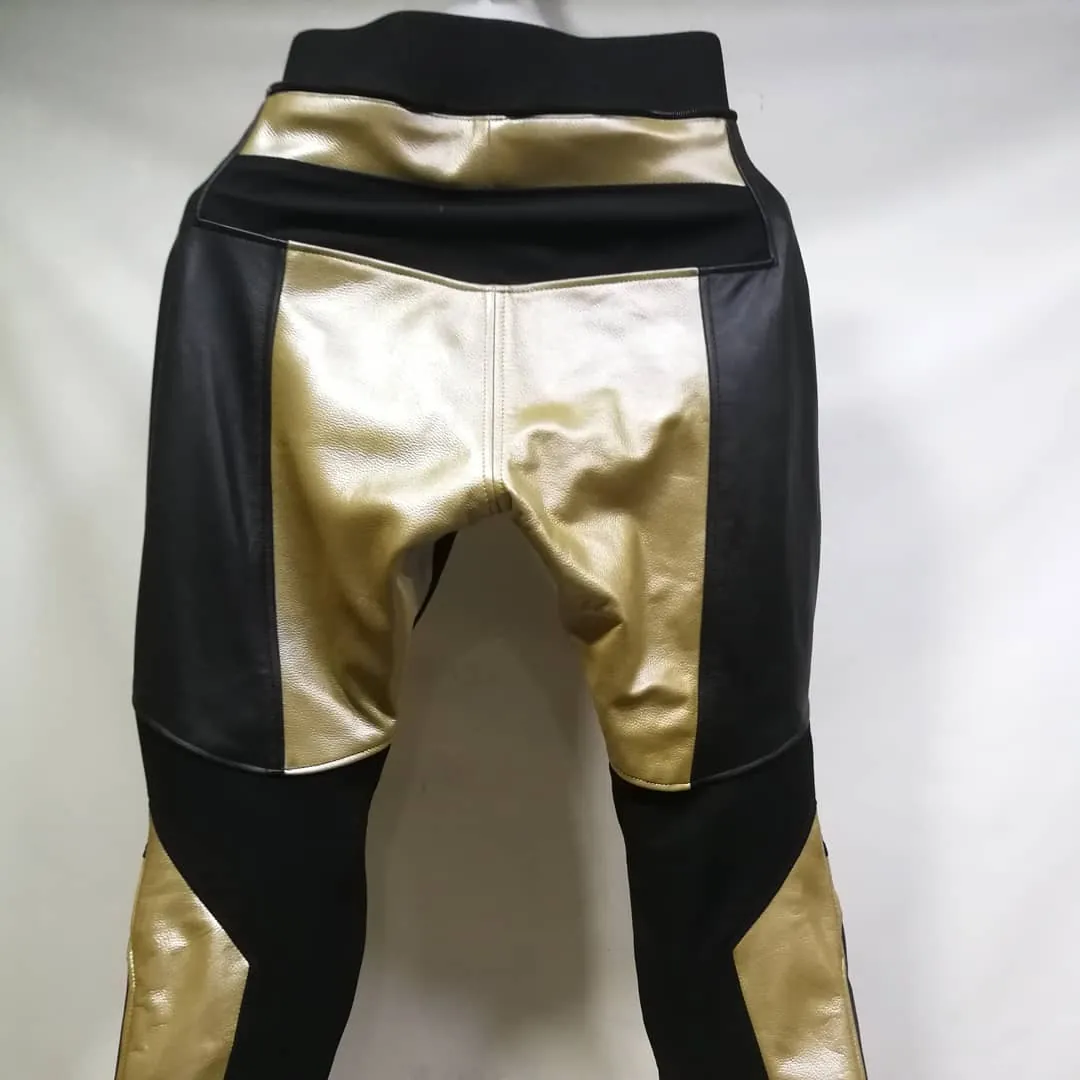 Handcrafted motorcycle leather racing suit from the Sazy workshop