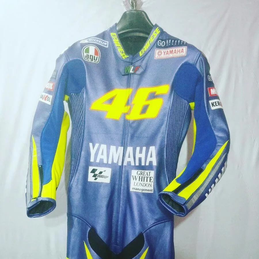 Handcrafted motorcycle leather racing suit from the Sazy workshop