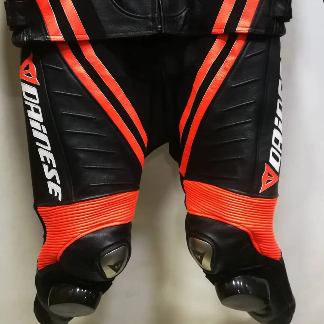 Handcrafted motorcycle leather racing suit from the Sazy workshop